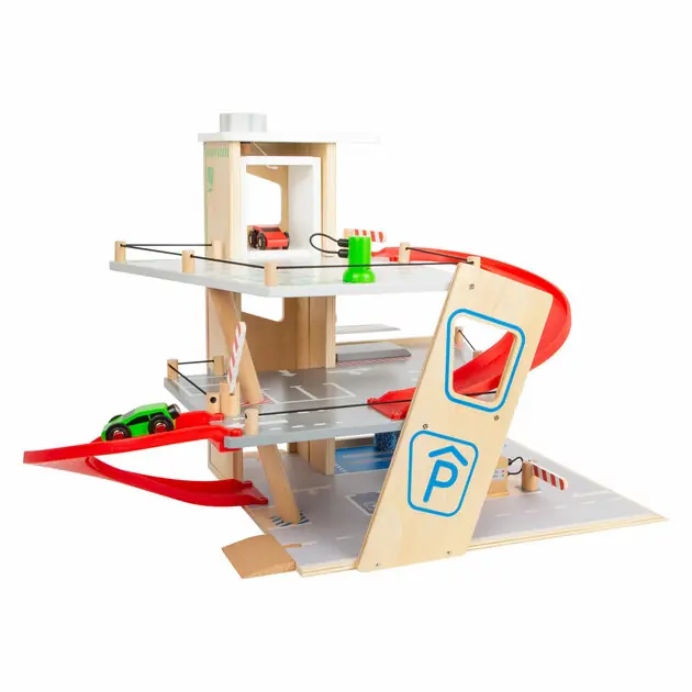 Rechtstreeks Van De Fabrikant Small Foot - Houten Garage met Wasstraat