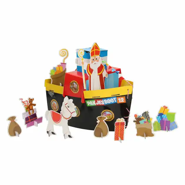 Sinterklaas Knutselset - Maak je eigen Stoomboot Tijdelijk Beschikbaar