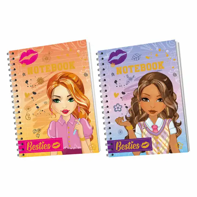 Besties Notitieboek A6, 60 Gelinieerde Vellen Direct Beschikbaar