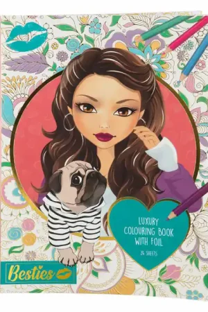 Meest Verkocht Besties Luxury Kleurboek met Folie A4
