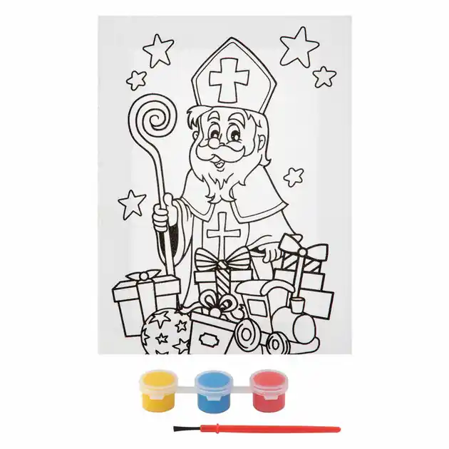 Canvas Schilderij Sinterklaas Gereduceerde Prijs