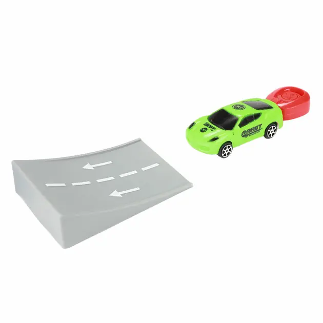 Turbo Racers Afschiet Rallyauto met Schans Dagaanbieding