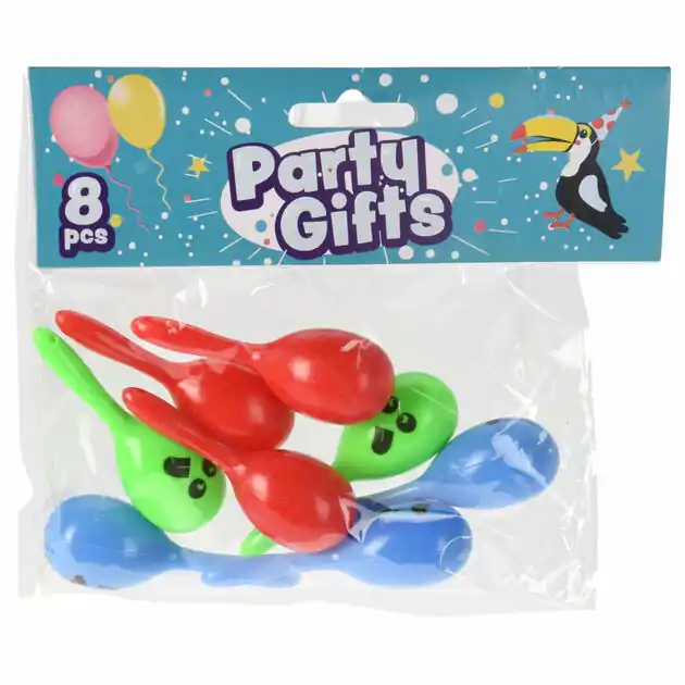 Alleen Vandaag Uitdeelcadeautjes Maracas,, 8st.