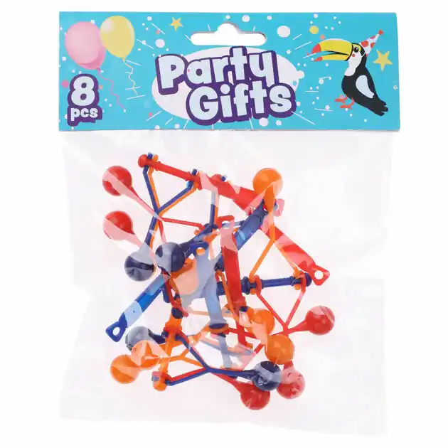 Uitdeelcadeautjes Klik-klakkers, 8st. Laatste Versie