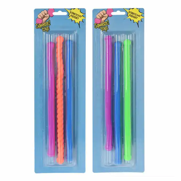 Stretch Fidget Noodle, 3st. Premium