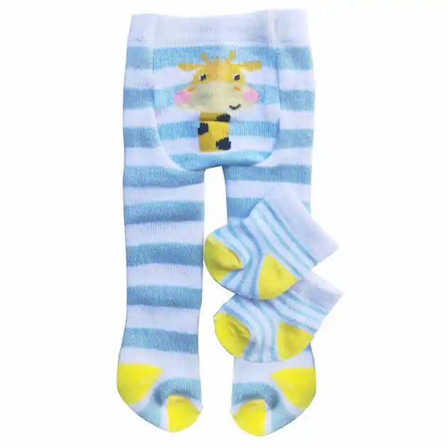 Poppen Panty en sokken Blauw, 35-45 cm Direct Beschikbaar