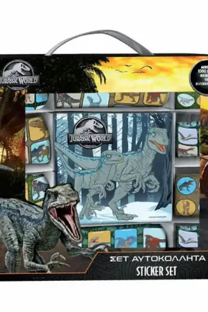 Stickerset Jurassic World, 1000dlg. Beperkt Aanbod