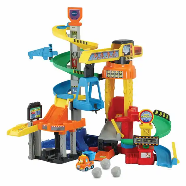 VTech Toet Toet Auto's Mega Bouwplaats Op = Op
