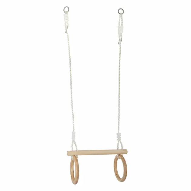 Favoriet Small Foot - Houten Trapeze met Gymnastiekringen, 100cm