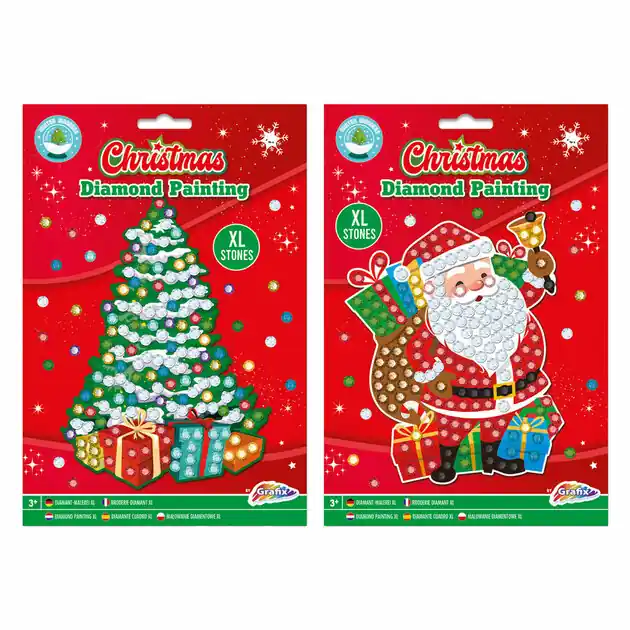 Beste Prijs Diamond Painting Kerst A5