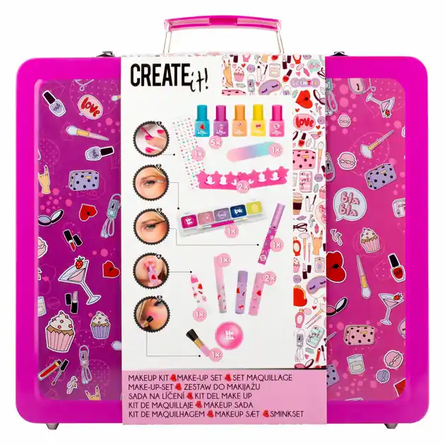 Flitsaanbieding Create it! Beauty Make-Up Set in Luxe Koffer