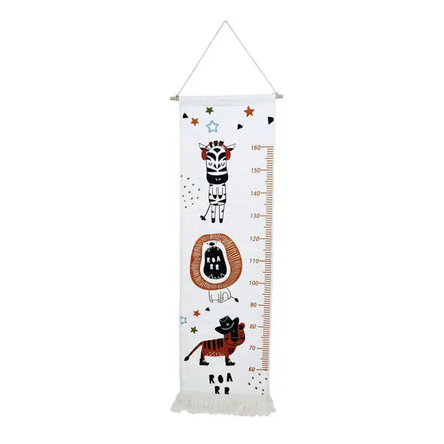 Flitsaanbieding Groeimeter Textiel Zebra, 140cm
