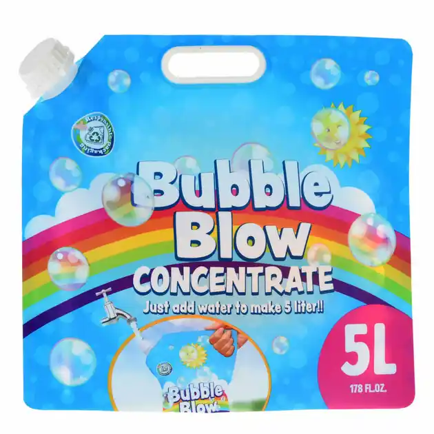Bellenblaas Geconcentreerd Mengen met Water Zak, 5 Liter Snelle Levering
