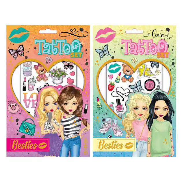 Lage Kosten Besties Tattoo Set
