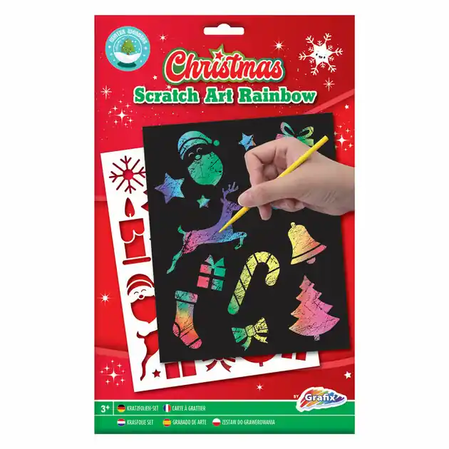 Scratchkunst Regenboog Kerst Voordeelprijs