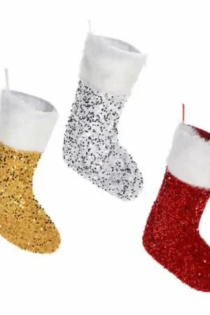 Exclusieve Aanbieding Kerstsok met Pailletten