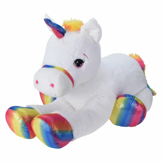 Pluchen Eenhoornknuffel XXL, 87cm! Flitsaanbieding
