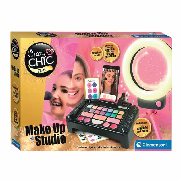 Clementoni Crazy Chic Beauty Influencer Make-up Kit Beperkt Aanbod