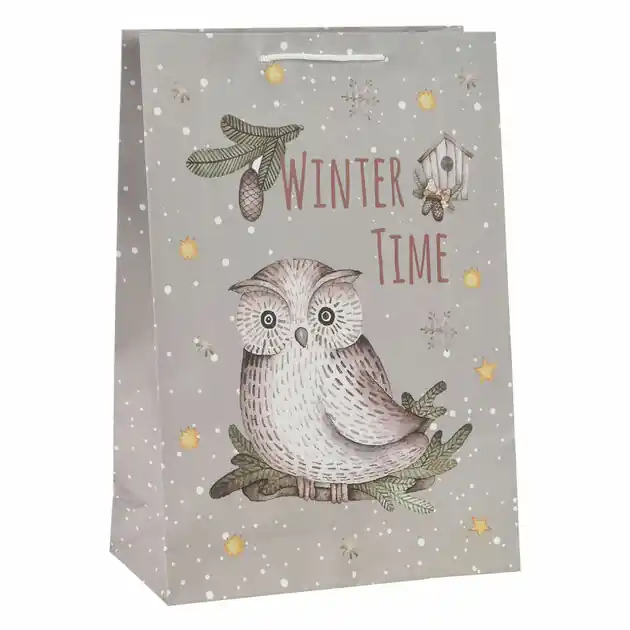 Cadeautasje Winter, 24st. Gereduceerde Prijs