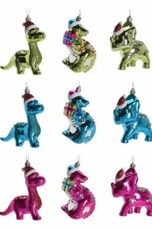 Dinosaurus Kersthanger, 27st. Gereduceerde Prijs