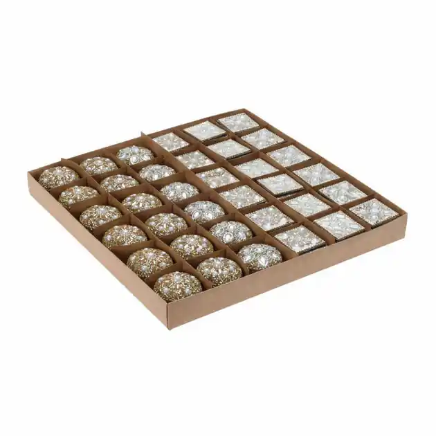 Opbergdoosje 4x3cm Goud, Set van 36 Betaalbaar