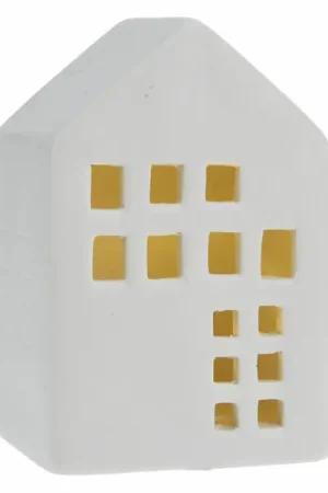 Kleur je eigen Kersthuisje met LED, Set van 12 Goedkoop