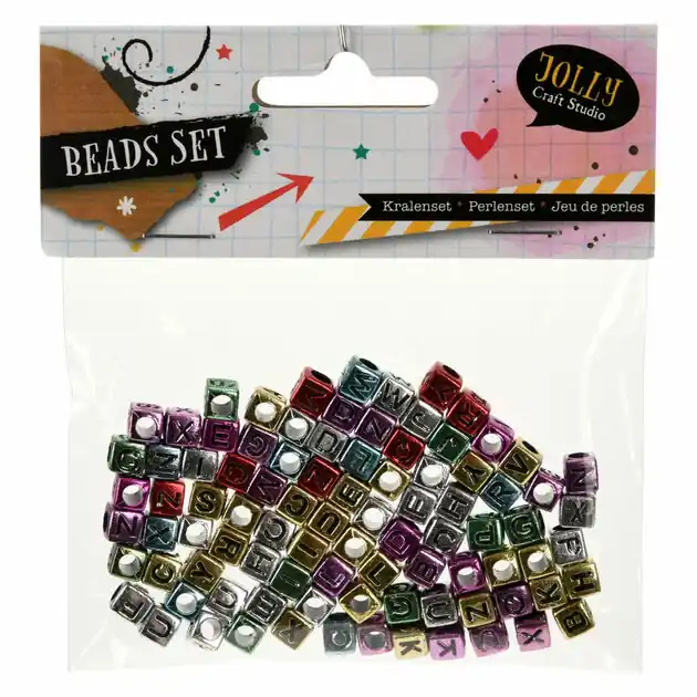 Koop Online Kralenset Letters, 15 Gram Per Zak