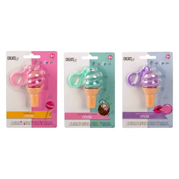 Create It! Candy Explosion Lipgloss Ijsje Sleutelhanger Beperkt Aanbod