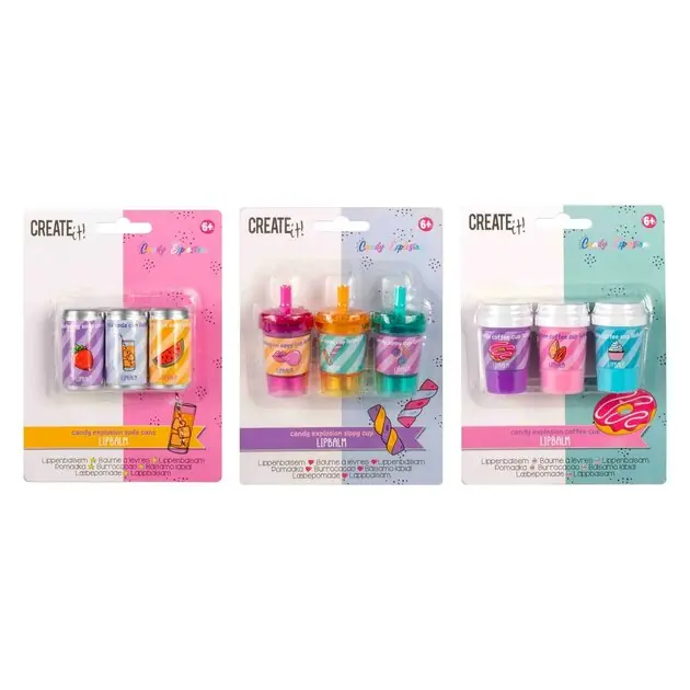 Korting Create it! Candy Explosion Lippenbalsem, 3st.