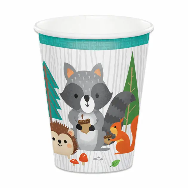 Wild Ones Bekers Bosdieren, 8st. Korting