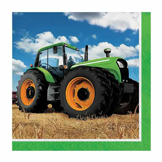 Direct Beschikbaar Tractor Servetten, 16st.
