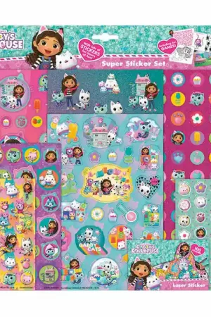 Uitverkoop Gabby's Poppenhuis - Super Stickerset