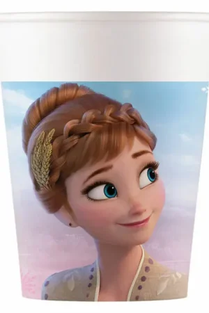 Beperkt Aanbod Papieren Bekers FSC Frozen 2 Wind Spirit, 8st.