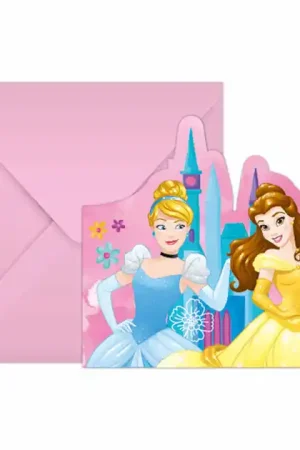 Uitnodigingen en Enveloppen FSC Disney Princess Live Your Story, 6st. Hete Deal