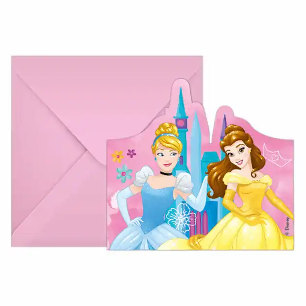 Uitnodigingen en Enveloppen FSC Disney Princess Live Your Story, 6st. Hete Deal