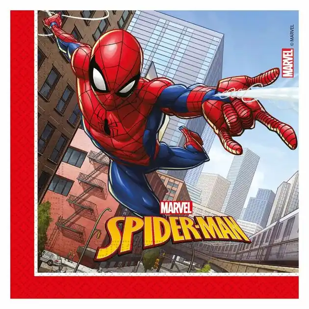 Beste Prijs Papieren Servetten FSC Spider-Man, 20st.