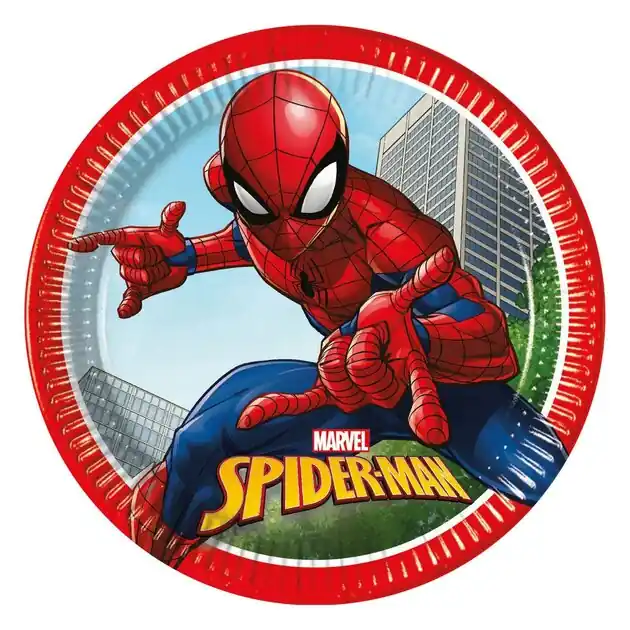 Koop Online Papieren Bordjes FSC Spider-Man Crime Fighter, 8st.