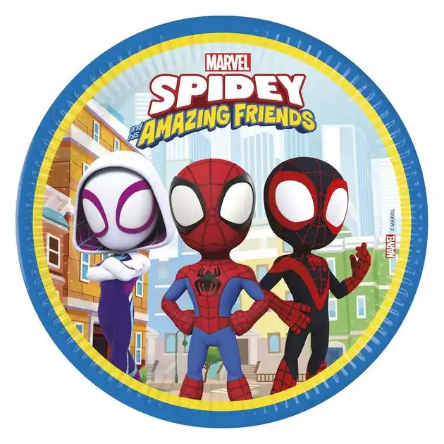 Papieren Bordjes FSC Spidey, 8st. Exclusieve Aanbieding