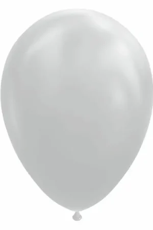 Ballonnen Cool Grijs, 30cm, 10st. Premium