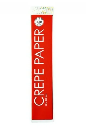 Uitverkoop Crepepapier Rood, 50x250cm