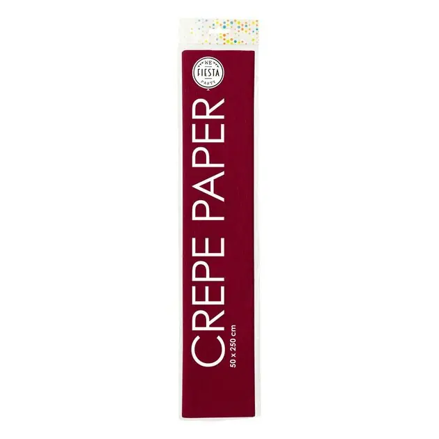 Crepepapier Bordeaux, 50x250cm Must-Have