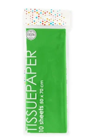 Uitverkoop Tissuepapier 10 Vellen Appelgroen, 50x70cm