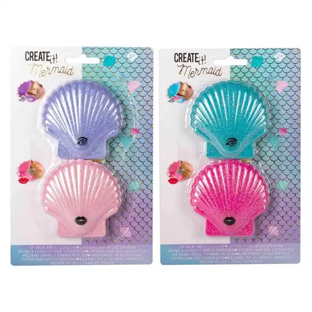 Betrouwbaar Create it! Mermaid Lip en Oog Make-up, 2st.