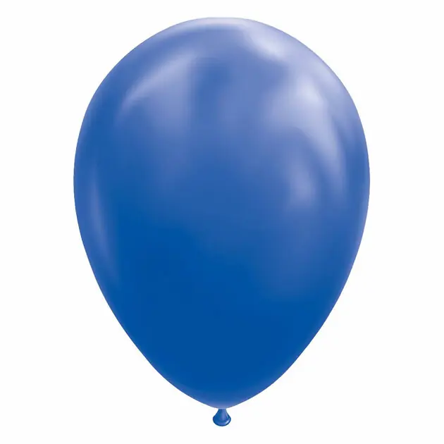 Populair Ballonnen Donkerblauw 30cm, 10st.