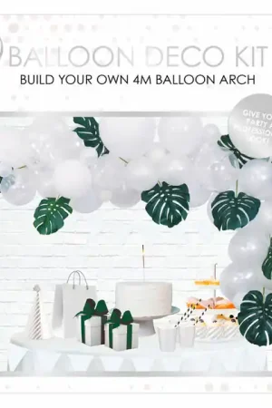 Voordeelprijs Ballonnen Boog Set Wit