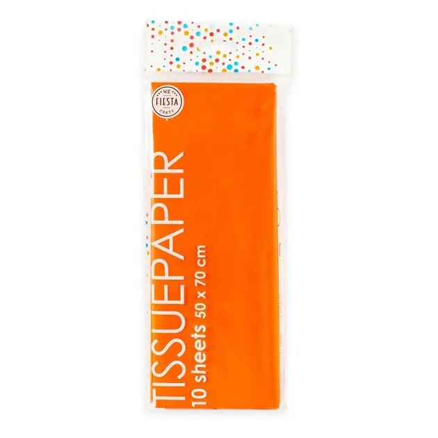 Tissuepapier 10 Vellen Oranje, 50x70cm Merkproduct