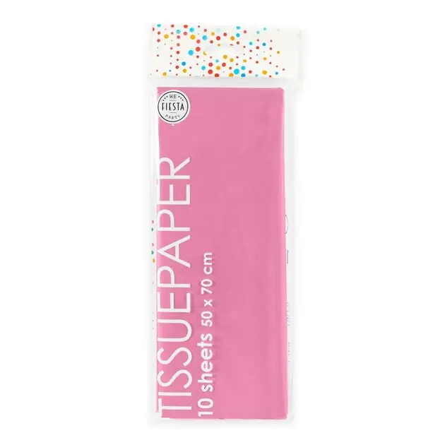 Tissuepapier 10 Vellen Hard Roze, 50x70cm Speciale Aanbieding