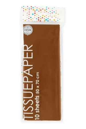 Voordeelprijs Tissuepapier 10 Vellen Bruin, 50x70cm