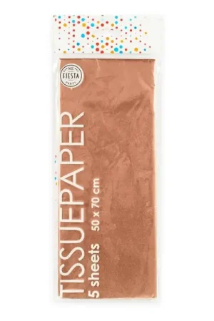 Tissuepapier 10 Vellen Rose Goud, 50x70cm Direct Beschikbaar