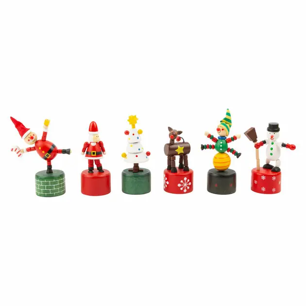 Small Foot - Houten Drukfiguur Kerst Shop Nu